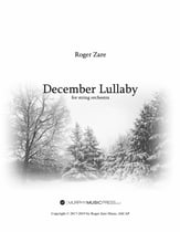 December Lullaby Orchestra sheet music cover